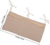 Stroller Hanging Storage Bag Organizer with Double Slots, Cotton Diaper and Milk Bottle Holder for Nursery and Travel