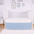 Linens Limited Box Pleated Crib Bed Skirt Premium 100% Cotton 800 Thread Count Nursery
