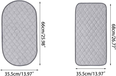 Portable Waterproof Diaper Changing Mat for Infants - Washable Nappy Pad for Boys & Girls