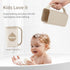 CAROFAFA 100% Baby Bath Rinse Cup Food Grade Silicone Wash Rinser Cup For Kids (Shifting Sand)