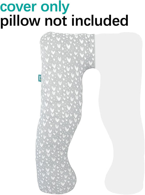 55/57 Inch Pregnancy Pillow Cover U-Shaped (ONLY Pillowcase), Super Soft Replacement Cover Fits Most Maternity Pillow