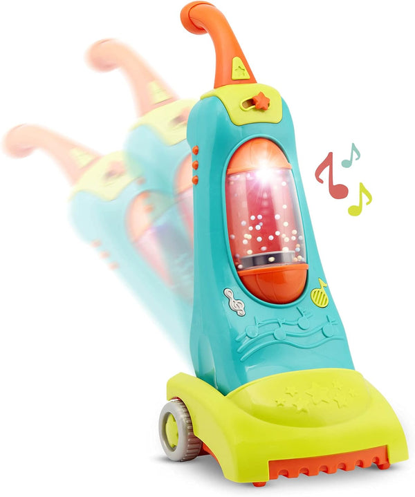 Battat Musical Vacuum Cleaner Lights & Sounds with 2 Songs Pretend Play