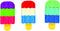 Raymond Geddes Scented 3D Ice Cream Bar Erasers, 48 per Bag, Mix and Match 3D Erasers for Kids, School Party Favors.