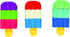 Raymond Geddes Scented 3D Ice Cream Bar Erasers, 48 per Bag, Mix and Match 3D Erasers for Kids, School Party Favors.