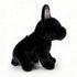 TUKVESZE 8.6 inch French Bulldog Stuffed Animal, Realistic Puppy Plush Cute Soft Dog Gifts for Boys and Girls (Black)