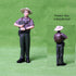 FOWIUNYE 16Pcs Little Farmer People Figures, Plastic Farm Keeper Figurines Realistic Hand Painted Farmer People