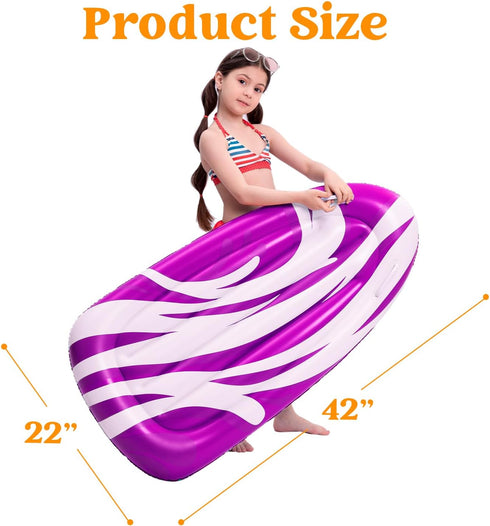 2 Pack Swimming Summer JOYIN Inflatable Body Boards for Water Slides, Pool Floating Learn to Swim, Water Fun Toy
