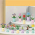 12 Pack Set Liberty Imports Mini Flower Botanical Building Block Collection, Creative Flower Plant Toy for Kids, Home