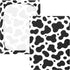 CZXW 52" 28" Cow Print Black White Crib Sheets Fitted x Natural Cotton Soft & Breathable for Baby Crib Mattress