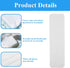 SHFGYG 10 Pack 4-Layer Reusable Adult Cloth Diaper Inserts - Ultra Absorbent Microfiber Liners for Overnight
