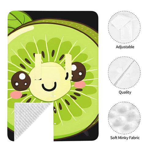 Zhbvncp Cute Kiwi Fruits Baby Car Seat Cover & Breastfeeding Nursing Cover - Breathable Stretch Fabric Multi-Use