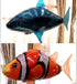 Swimming Remote Control Shark Toys Fish RC Animal Toy Infrared RC Fly Air Balloons Clown Fish Toy Gifts Party