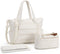 mommore Diaper Bag Tote with Stroller Organizer Puffer Bag Large Capacity Baby