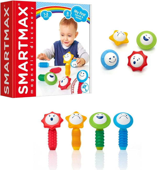 SmartMax My First Sounds & Senses Magnetic Discovery Building Kit for Ages