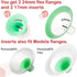 17mm 24mm 17mm Nenesupply Inserts and Flex Flanges Compatible with Lansinoh Breastpump Replacement to Lansinoh Flange