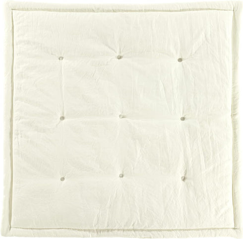 36" 36", Lush Decor Baby Square with Border Play Mat, x Ivory