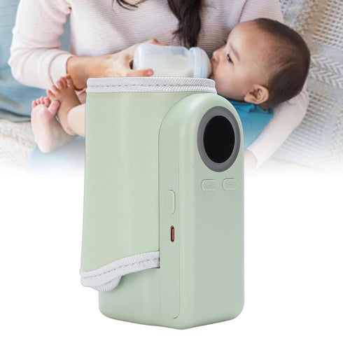 Milk Bottle Warmer, Rechargeable Fast Heating Accurate Temperature Control Portable Bottle Warmer for Home Outdoor