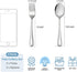TeamFar Toddler Utensils, Stainless Steel Toddler Silverware Small Kid Cutlery Set for Self-Feeding, with Line Patterned Edge, Healthy & Non Toxic, Mirror Surface & Dishwasher Safe–3 Forks + 3 Spoons by TeamFar