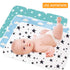 Maveek 3 Pack Portable Diaper Changing Pad, Waterproof Baby Change Mats, Premium Change Pad Liner (Green, White, Blue)