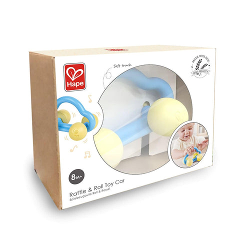Hape Rattle & Roll Toy Car
