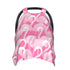 Zhbvncp Flamingo Pattern Baby Car Seat Cover & Breastfeeding Nursing Cover - Breathable Stretch Fabric Multi-Use