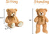 36 inch HollyHOME Big Teddy Bear Large Teddy Bear Stuffed Animal Birthday Valentines Day Plush for Kids and Girlfriend