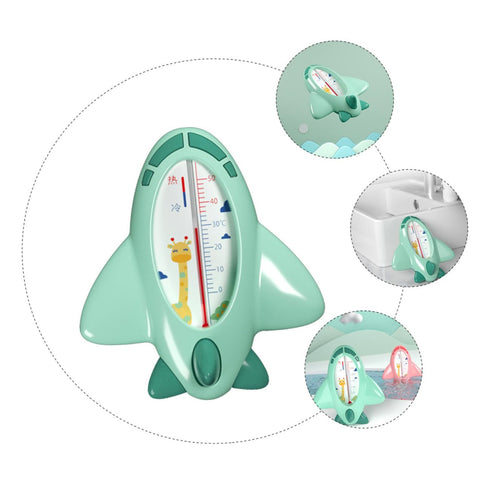 HAKIDZEL Bath Water Thermometer Green Cartoon Tub Temperature Monitor Quick Accurate Measurement PP Material Safe Bath