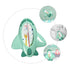 HAKIDZEL Bath Water Thermometer Green Cartoon Tub Temperature Monitor Quick Accurate Measurement PP Material Safe Bath