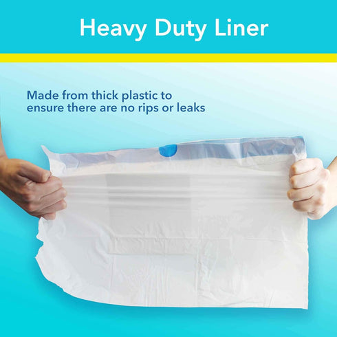 Pack 30 Disposable Potty Liners of Liners - Never Clean A Potty Again - PottyMate Liners with Super Absorbent Pad