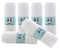 HIPHOP PANDA Baby Washcloths, 6 Pack - Rayon Made from Bamboo, 2 Layer Ultra Soft Absorbent Newborn Bath Towel - White