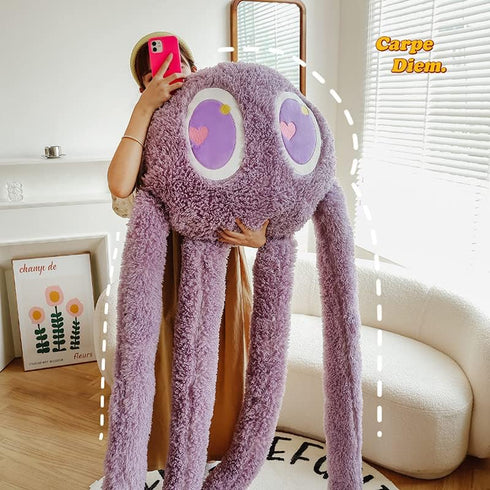 Long Legs Octopus - Large Stuffed Animal Plush Toy, Soft Octopus Stuffed Sea Animal, Children's Gift (Purple)