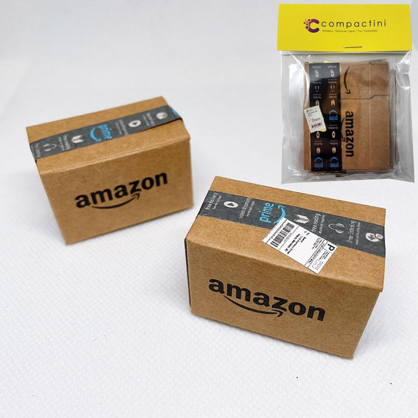 Miniature Set Shopping Mall Shipping Boxes - 8P Unfolded 1:12 Scale Models Dollhouse Accessory