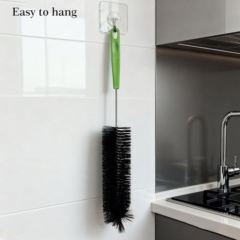 Dokpod 17 Inches Hummingbird Extra Long Handle Bottle Cleaning Brush for Narrow Neck Wine, Beer Bottle, Sport Bottles