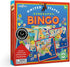 eeBoo United States Geography Bingo Game - 2 to 6 Players, 6 Game Cards, 84 Playing Cards, Drawstring Bag