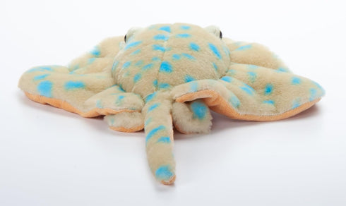 The Petting Zoo Blue Spotted Ray Plush Toy, 14 Inches, Gifts for Kids, Wild Onez Ocean Animals