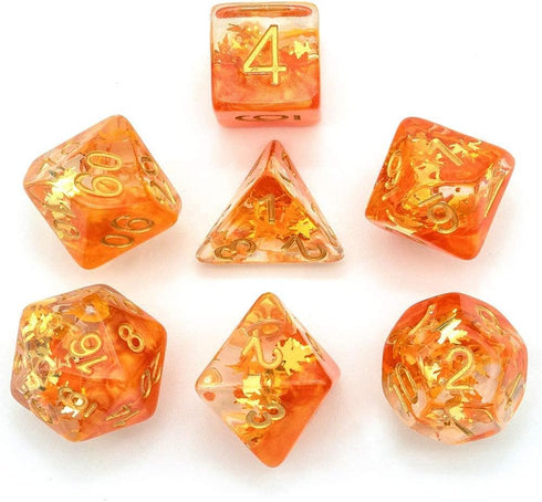 Four Seasons Dice Autumn Dice for Dungeons and Dragons (D&D) Role Playing Game (Fall Dice)
