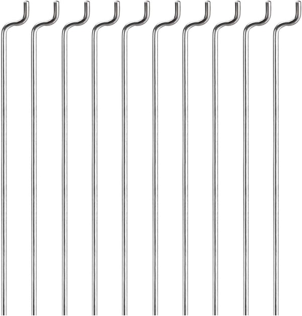 uxcell 1mm x 180mm Steel Z Pull/Push Rods for RC Airplane, Boat Replacement, Pack of 10