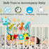 ORZIZRO 0-6 0 3 6 12 Stroller Toys, Car Seat Toys for Babies Infants Months, Activity Spiral Plush Hanging Toy Gift