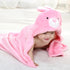 0-4 TONWHAR Years Toddlers' And Kids' Boys Girls Animal Face Hooded Blanket Baby's Bathrobe,Plush After Bath