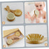 Set Set Wool Brush Baby Hair Brush Comb Grooming Newborn Scalp Massager Present for Toddlers