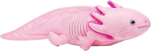 Axolotl Plush - Soft Axolotl Stuffed Animal Plush Toy,19 Inch Cute Salamander Plush Pillow, Kawaii Plushie Toy, Axolotl Gifts for Kids and Youth (Pink)