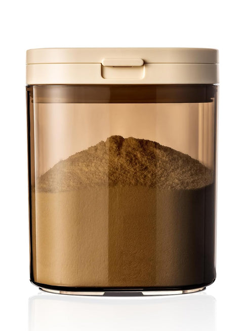 Travel Formula Dispenser, 1200ml Portable Milk Powder Container Formula Holder, Flip Top