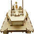 3D Wooden Puzzles Laser Engraving DIY Safe Assembly Constructor Kit Toy for Teens and Adults (Tank)