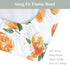 ZoUbqchY Summer 32''16'' Watercolor Oranges Baby Changing Pad Covers for Boy Girl Orange Branches Flowers Leaves Fitted