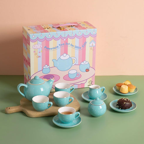 Set Set Sweejar Porcelain Tea for Little Girls,Kitchen Toys Tea Party for Kids Toddler Kitchen Pretend Toy Include