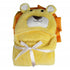 Vauwmsr Baby Hooded Blanket, Ultra Soft Warm Newborn Infant Swaddle Wrap Bath Shower Towel, 25.6" x 39.4", Yellow