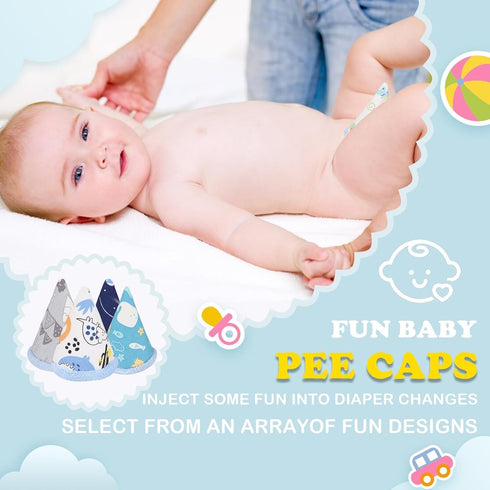 AMAZYC-US Pee Covers Baby Boy, Reusable Pee Cap Diaper Changing Accessory for Baby Boys