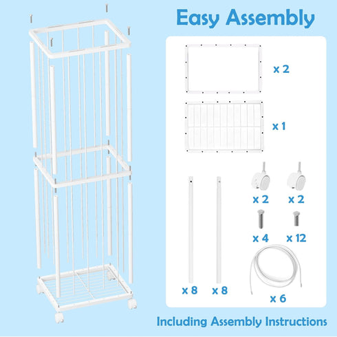 61 17 12.6 Fixwal Stuffed Animal Storage Zoo Metal Tube Extra Large Plushies Storage Stuffed Animals Holder Kids Toy