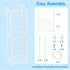 61 17 12.6 Fixwal Stuffed Animal Storage Zoo Metal Tube Extra Large Plushies Storage Stuffed Animals Holder Kids Toy