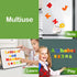 RAEQKS Magnetic Letters Numbers Alphabet ABC Colorful 123 Refrigerator Magnets for Preschool Learning Toy Set